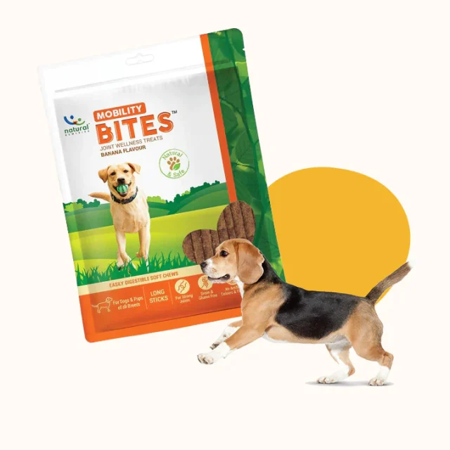 Mobility bites - treats for dogs to help with mobility